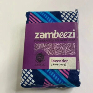 ZAMBEEZI Lavender Bees Wax Soap Handcrafted Natural Handmade